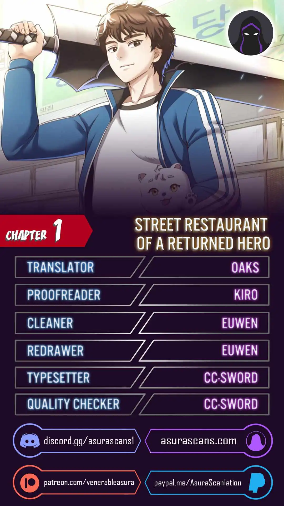 Street Restaurant of a Returned Hero Chapter 1 1